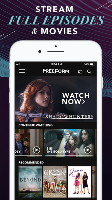 Download Freeform TV App on your Windows XP/7/8/10 and MAC PC